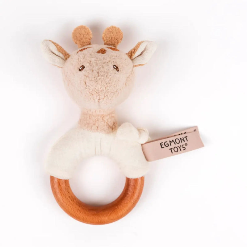 Organic Leonie Giraffe Wooden Rattle