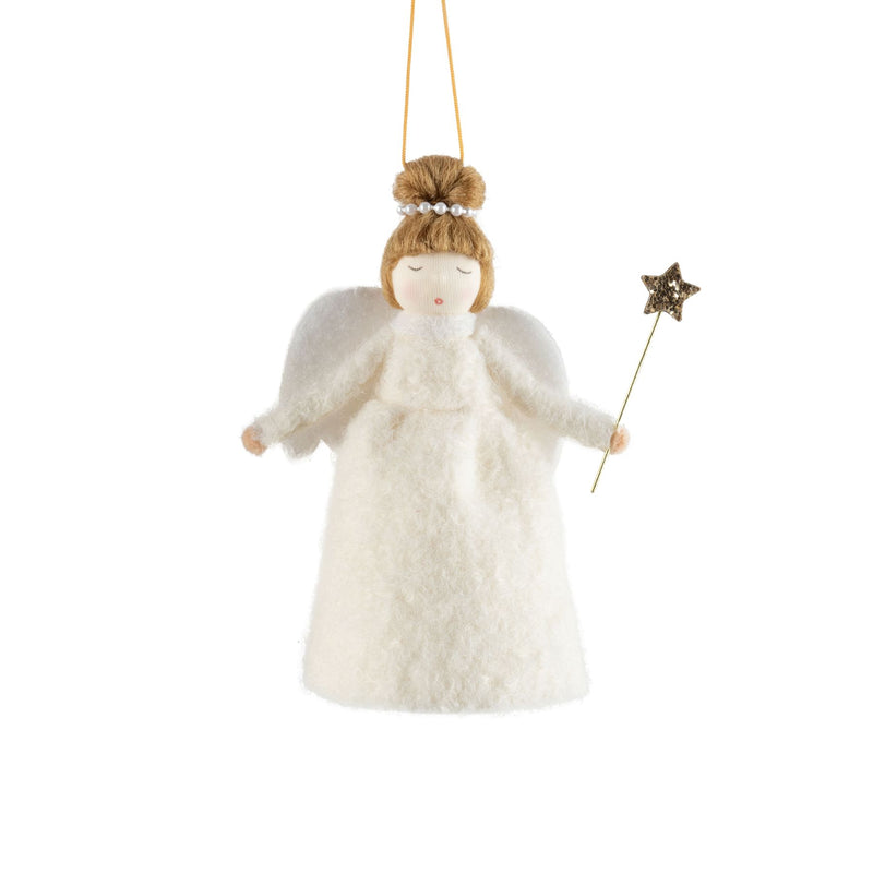 Fabric Singing Angel Ornament