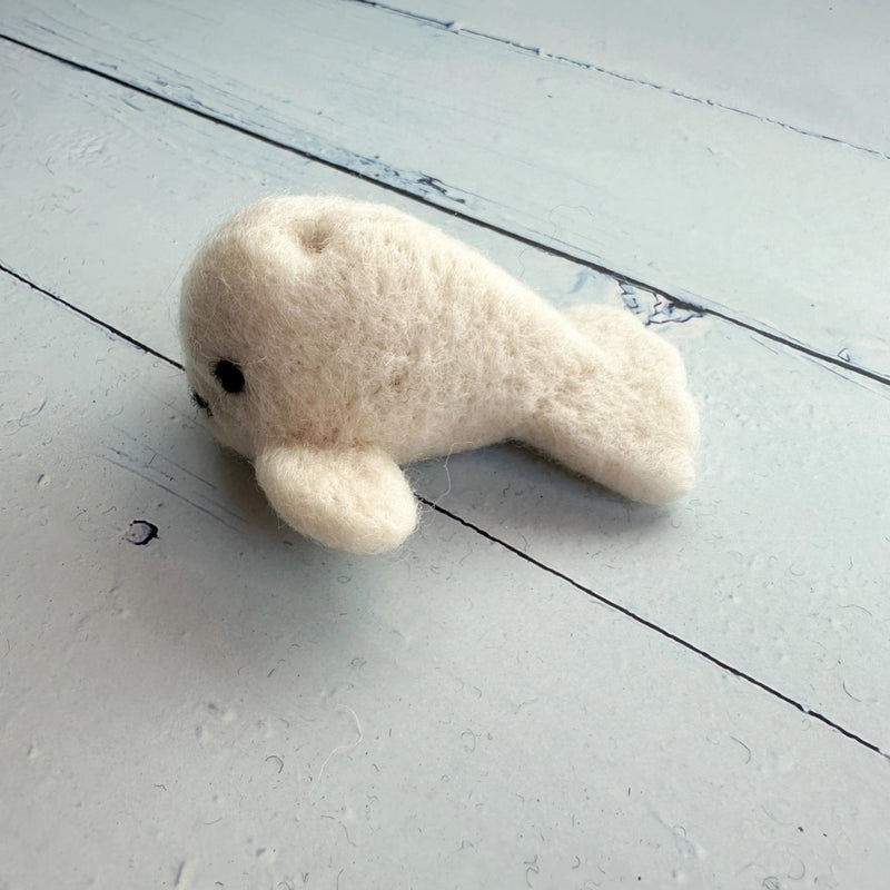 Felt Beluga Whale