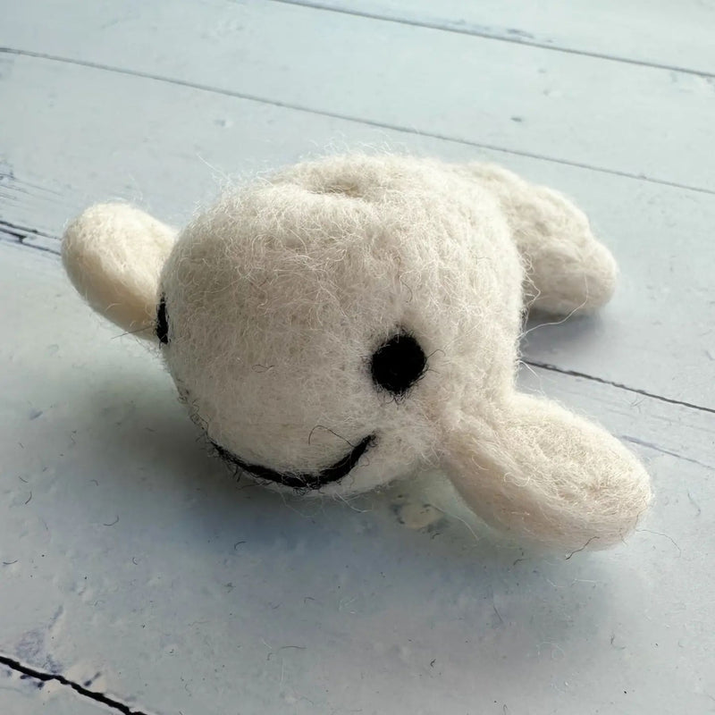 Felt Beluga Whale