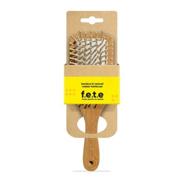 Bamboo + Natural Rubber Hair Brush