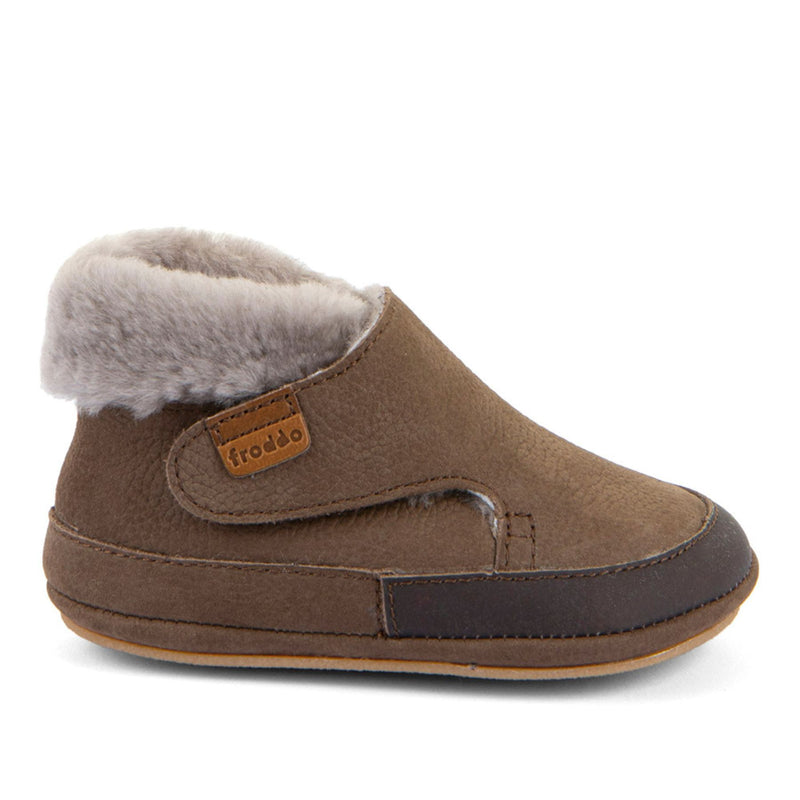 Barefoot Furry Prewalkers Single Velcro