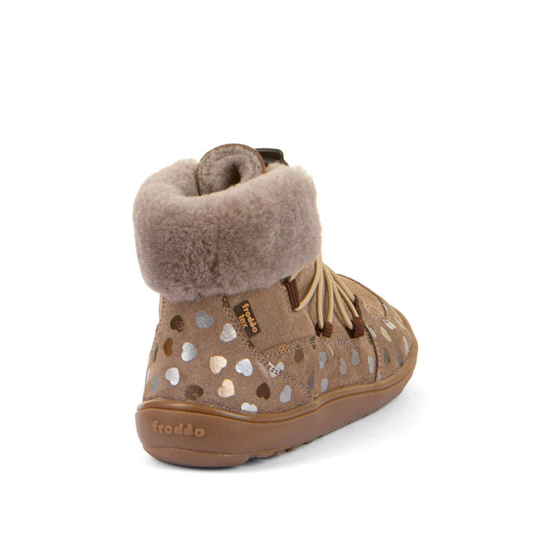 Barefoot TEX Up Furry Waterproof  Wool-Lined Ankle Boots
