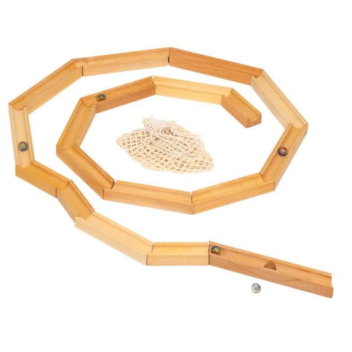 Wooden Ball + Track Set