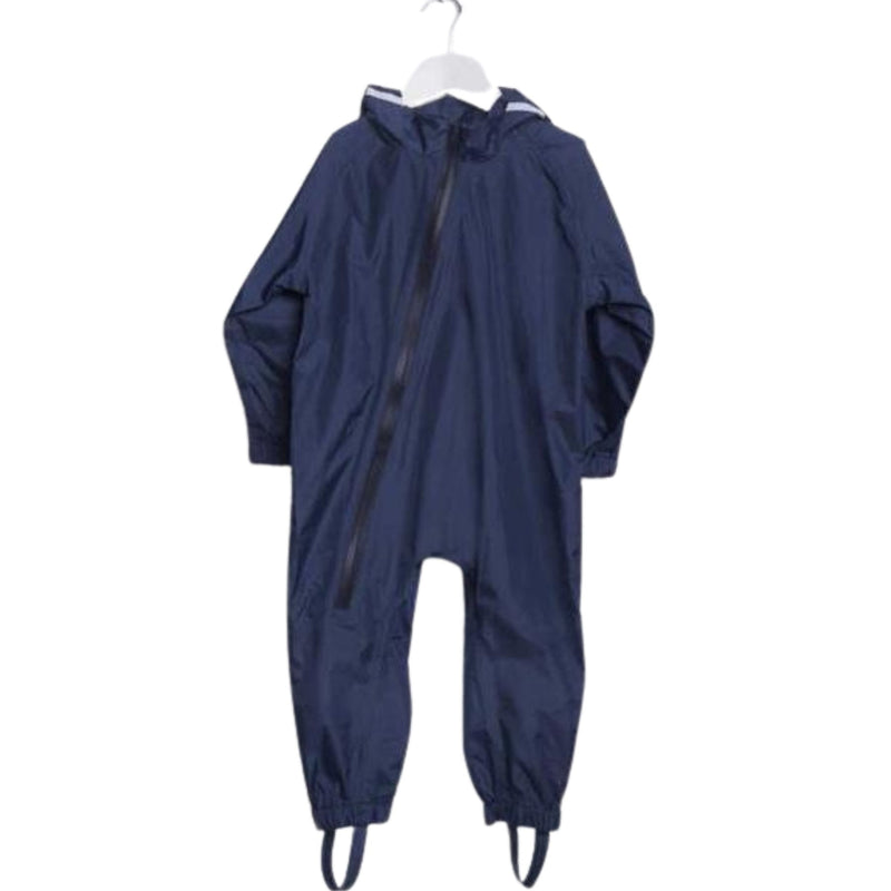 Nylon Rain Suit, Navy