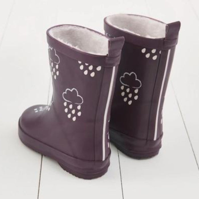 Colour-Changing Fall Rain Boots - Amethyst