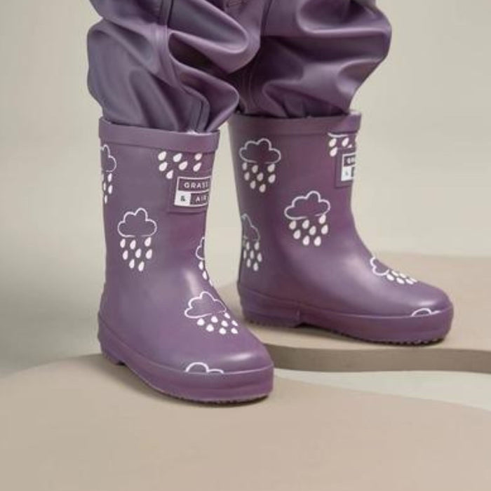 Colour-Changing Fall Rain Boots - Amethyst