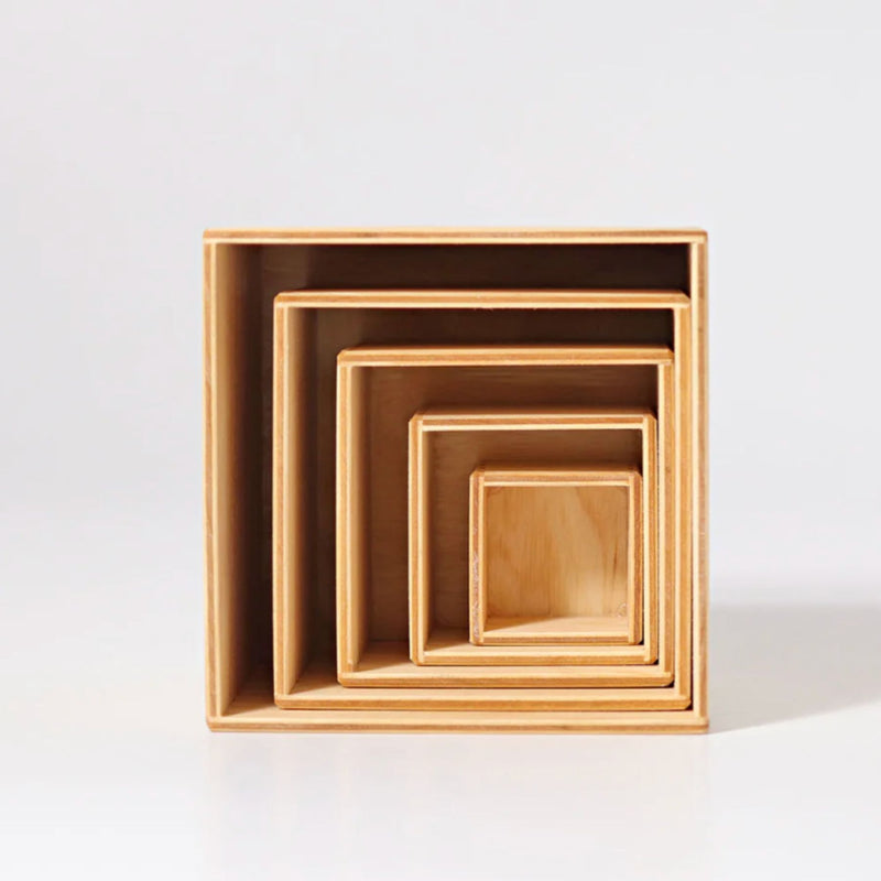 Stacking Boxes Small, Natural