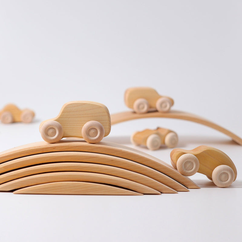 Wooden Car, Natural
