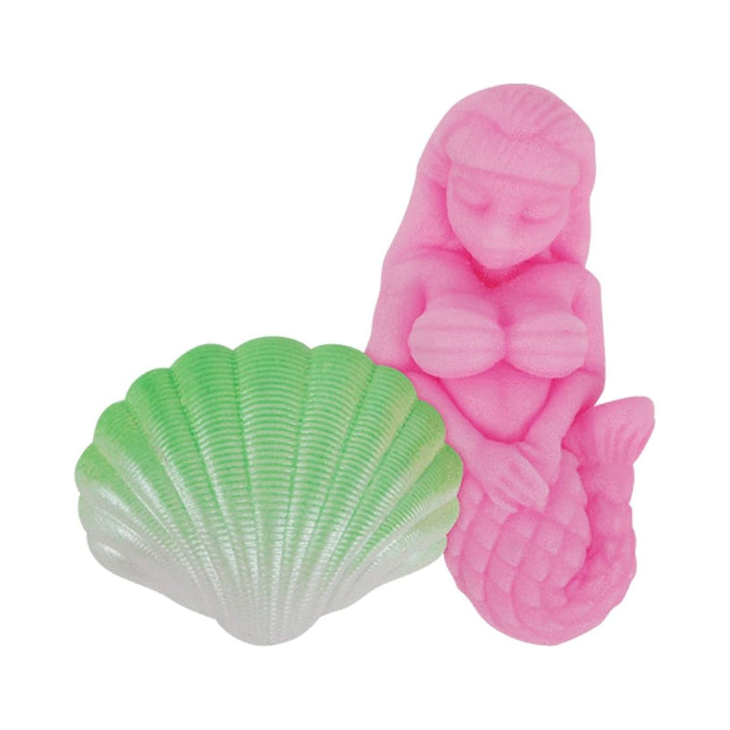Growing Mermaid in Clam Shell