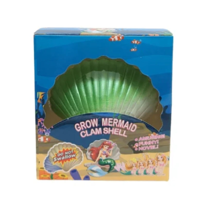 Growing Mermaid in Clam Shell