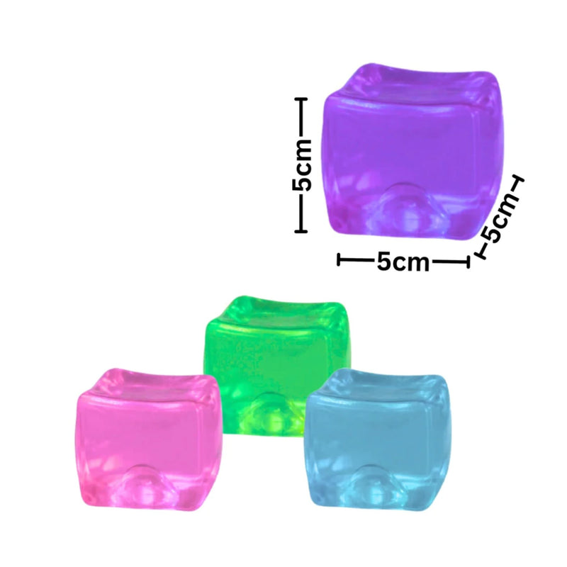 Gummee Squish Cube - Clear