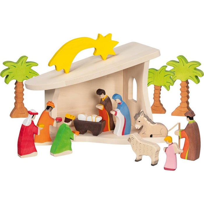 Stable + Nativity Scene