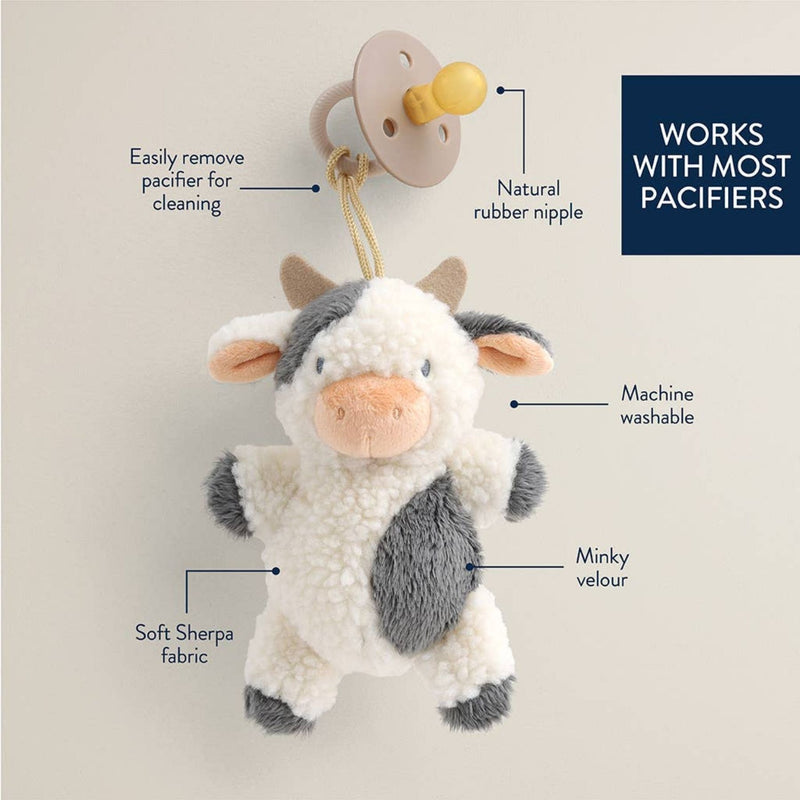Bitzy Pal Natural Rubber Pacifier + Plush