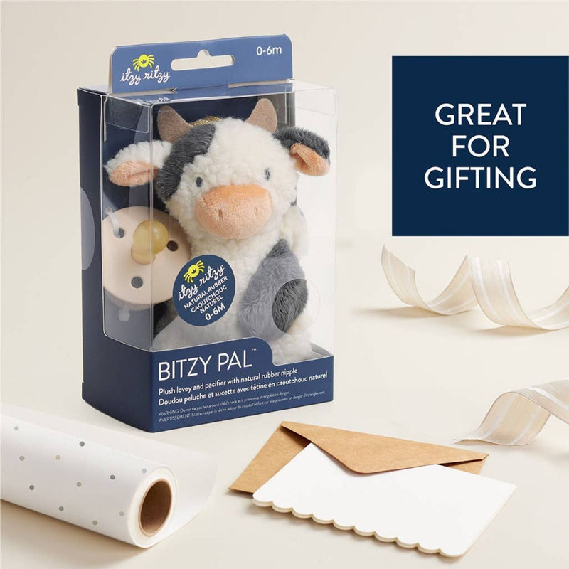 Bitzy Pal Natural Rubber Pacifier + Plush