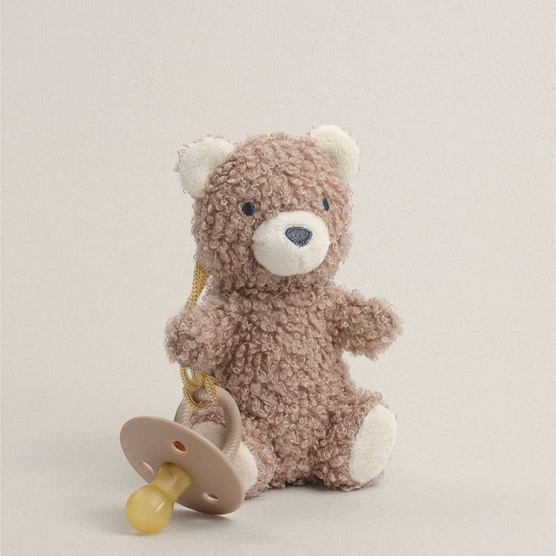 Bitzy Pal Natural Rubber Pacifier + Plush