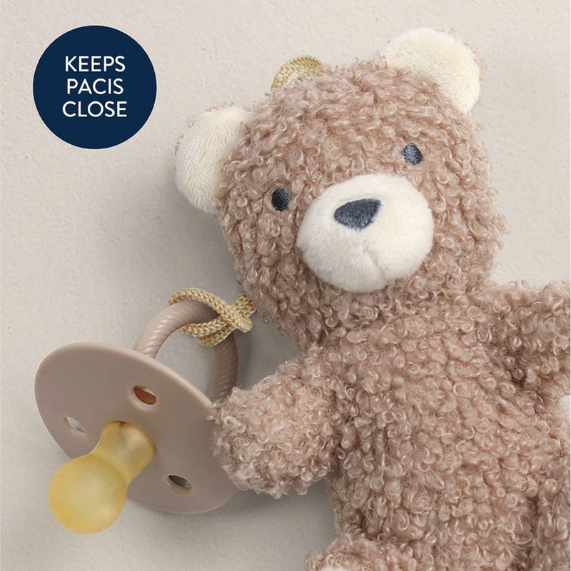 Bitzy Pal Natural Rubber Pacifier + Plush
