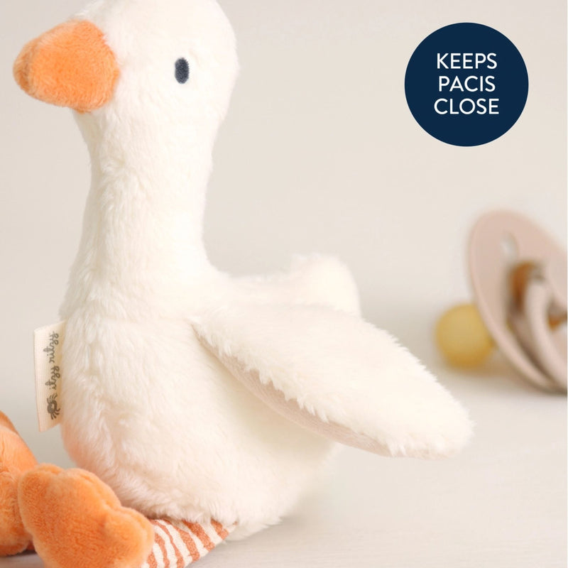 Bitzy Pal Natural Rubber Pacifier + Plush