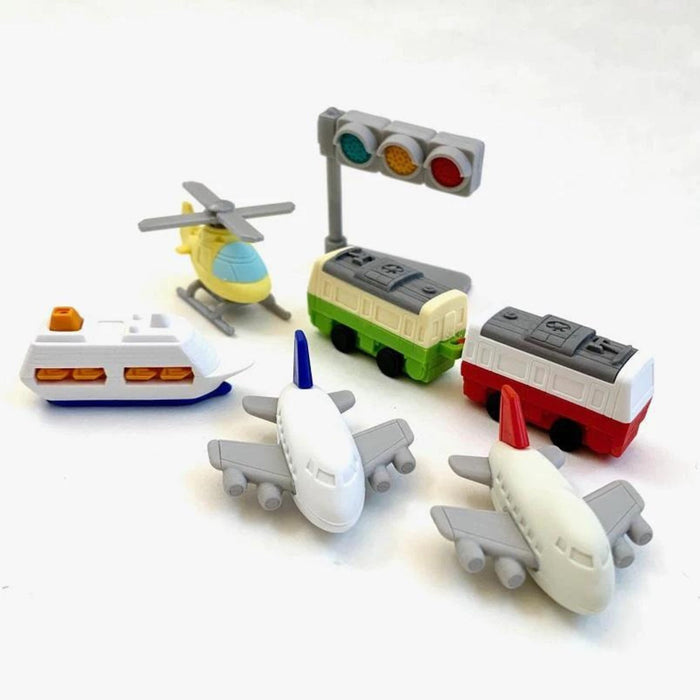 Puzzle Erasers,  Vehicle Set