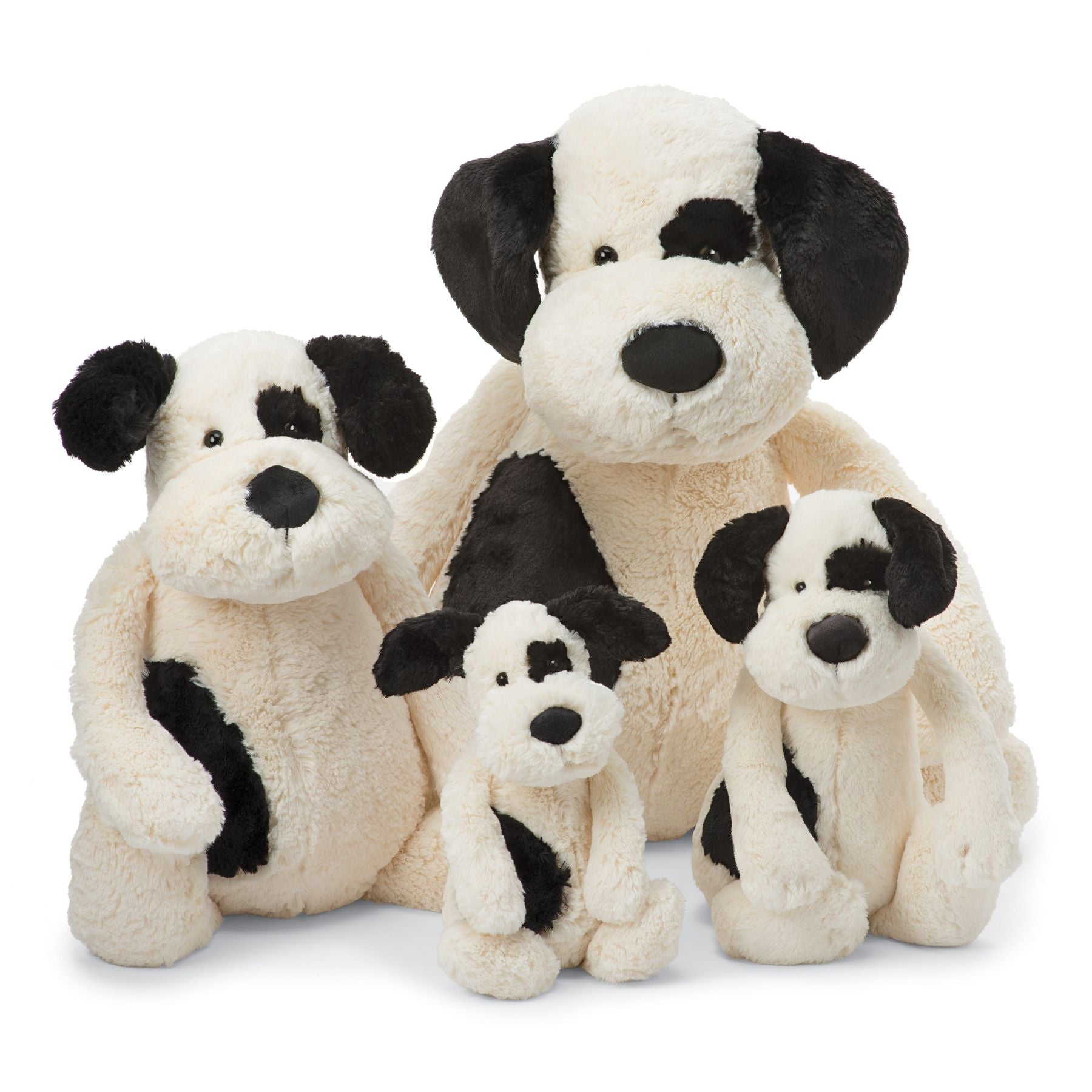 Jellycat Bashful Black + Cream Puppy — Simply Green Baby