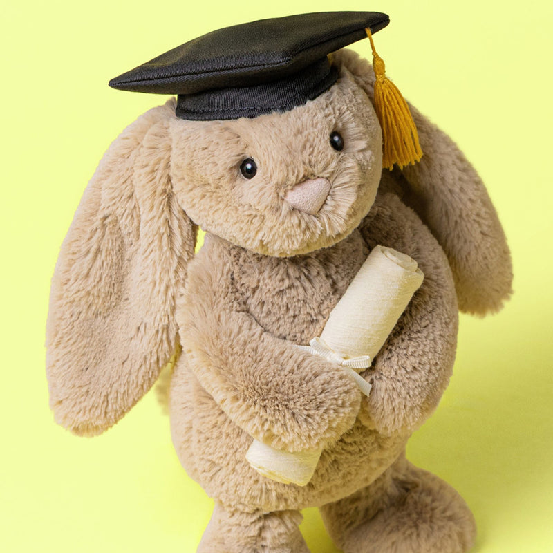 Bashful Bunny with Graduation Outfit