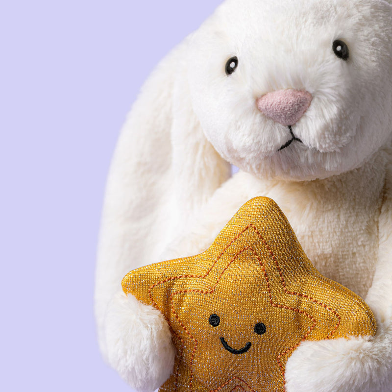 Cream Bunny with Star