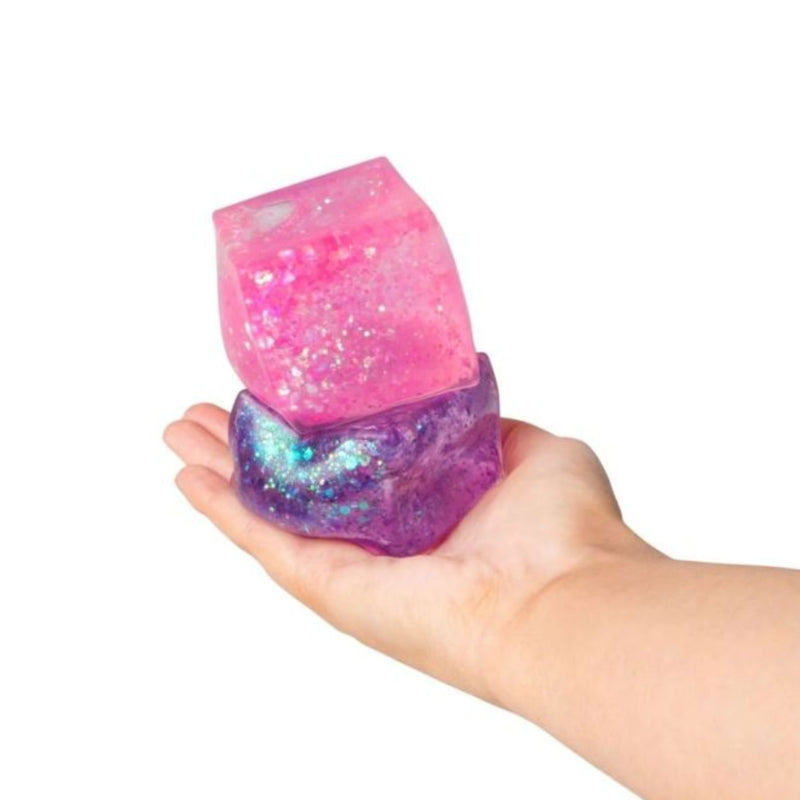 Jumbo Glitter Gummee Squish Cube