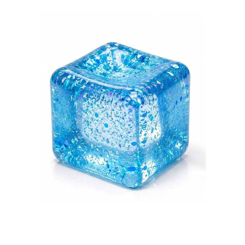 Jumbo Glitter Gummee Squish Cube
