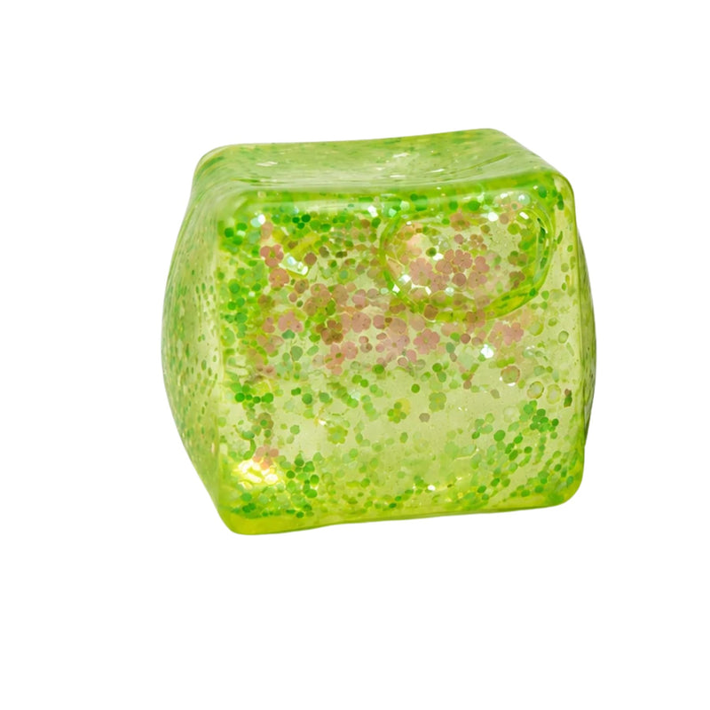 Jumbo Glitter Gummee Squish Cube
