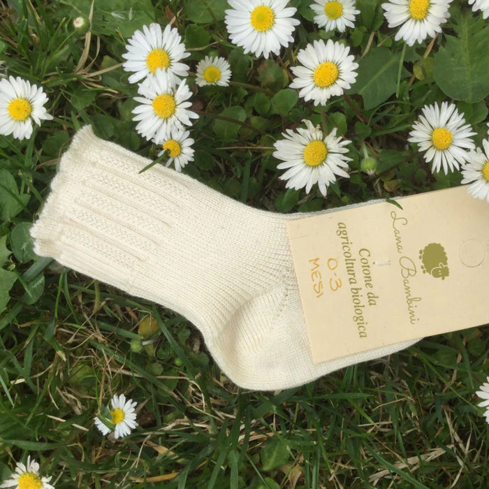 Lucia Undyed Organic Cotton Socks