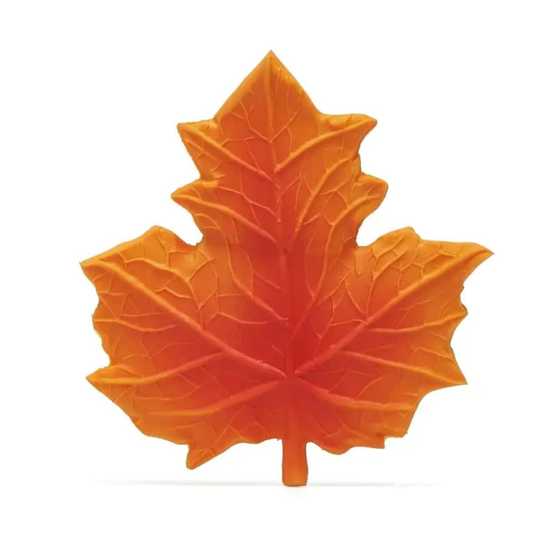 Natural Rubber Teether - Autumn Maple Leaf