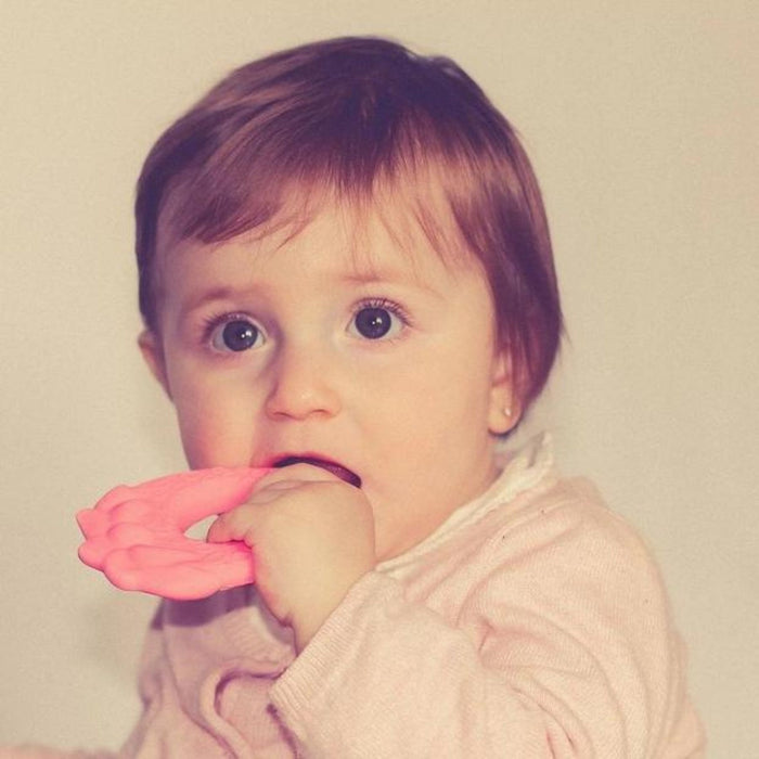Natural Rubber Teether - Strawberry