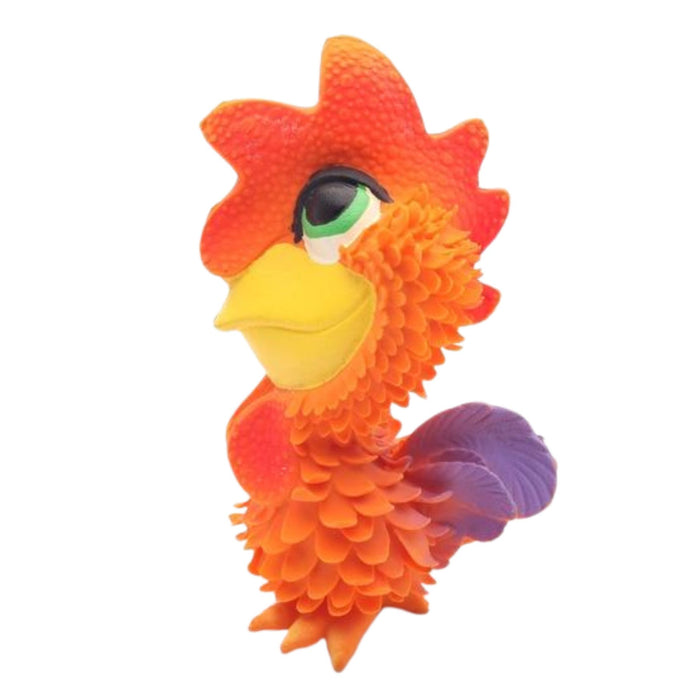 Natural Rubber Toy - Rooney the Rooster with Squeaker