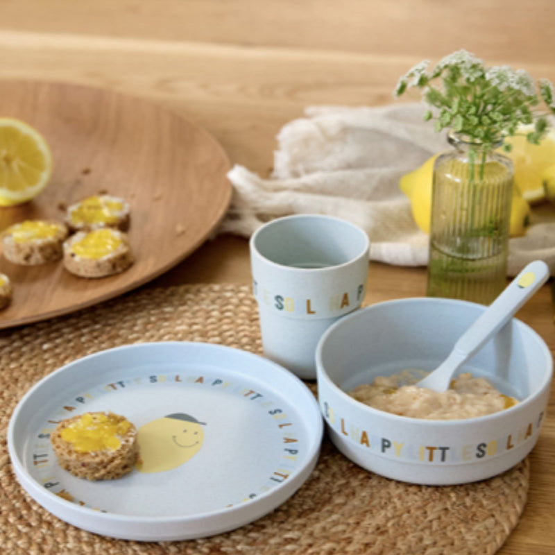 Children Dish Set - Happy Fruits, Lemon