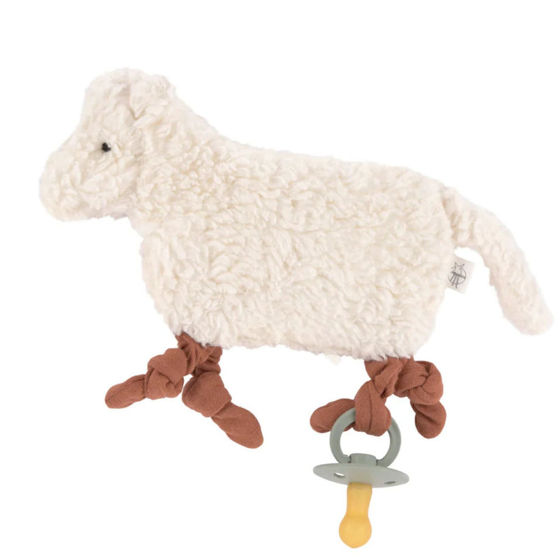 Organic Knitted Baby Comforter, Tiny Farmer