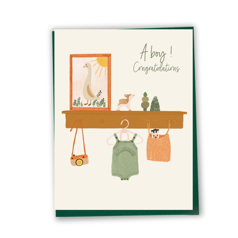 A Boy! Congratulations | Baby Card
