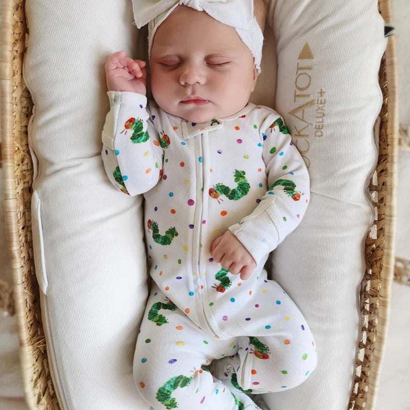 Eric Carle Organic Zipper Footie