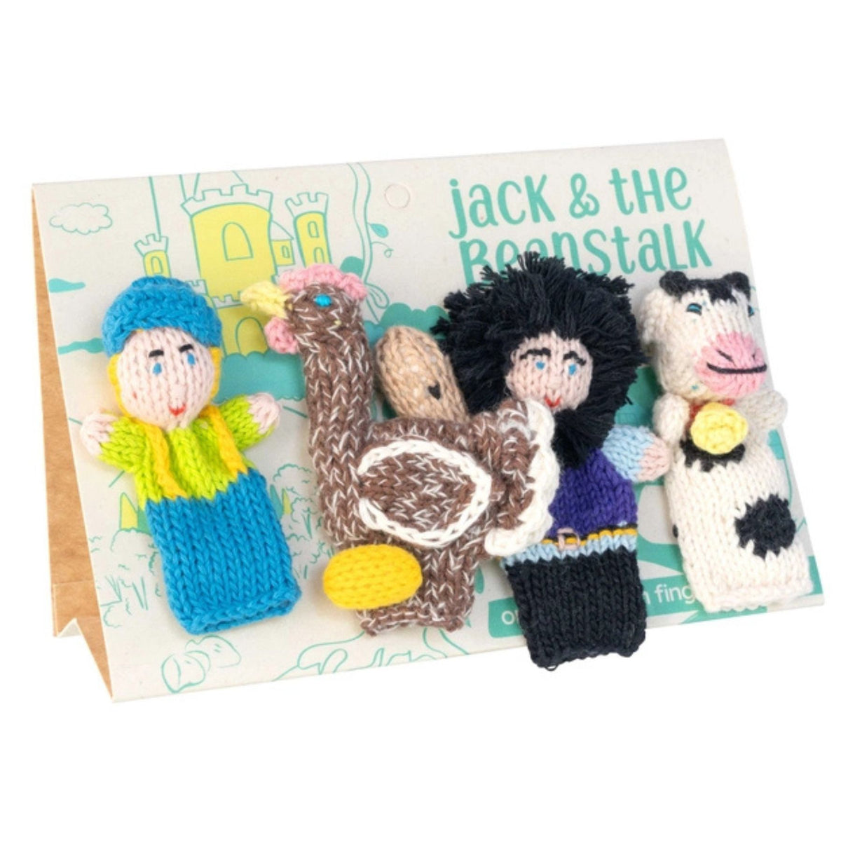 Organic Cotton Finger Puppets Story Pack - Jack + The Beanstalk ...