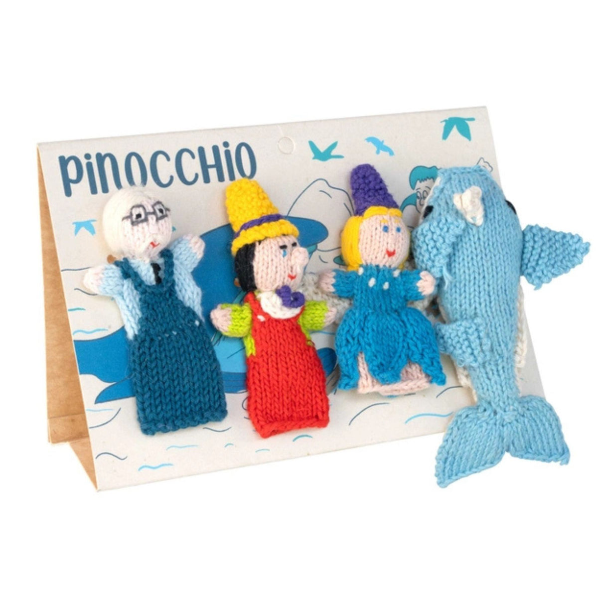 Organic Cotton Finger Puppets Story Pack - Pinocchio — Simply Green Baby