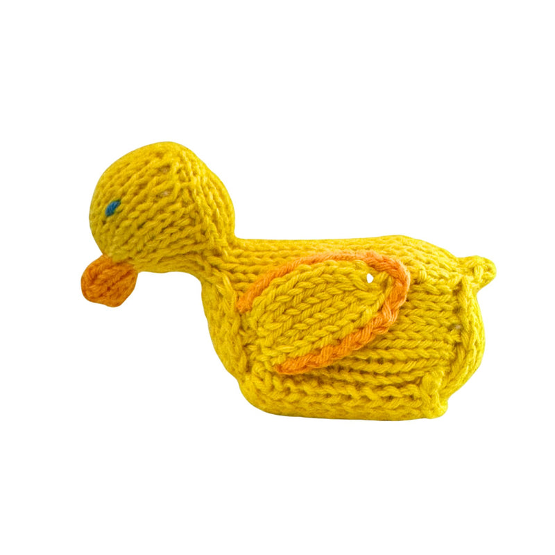 Organic Cotton Finger Puppet - Duck