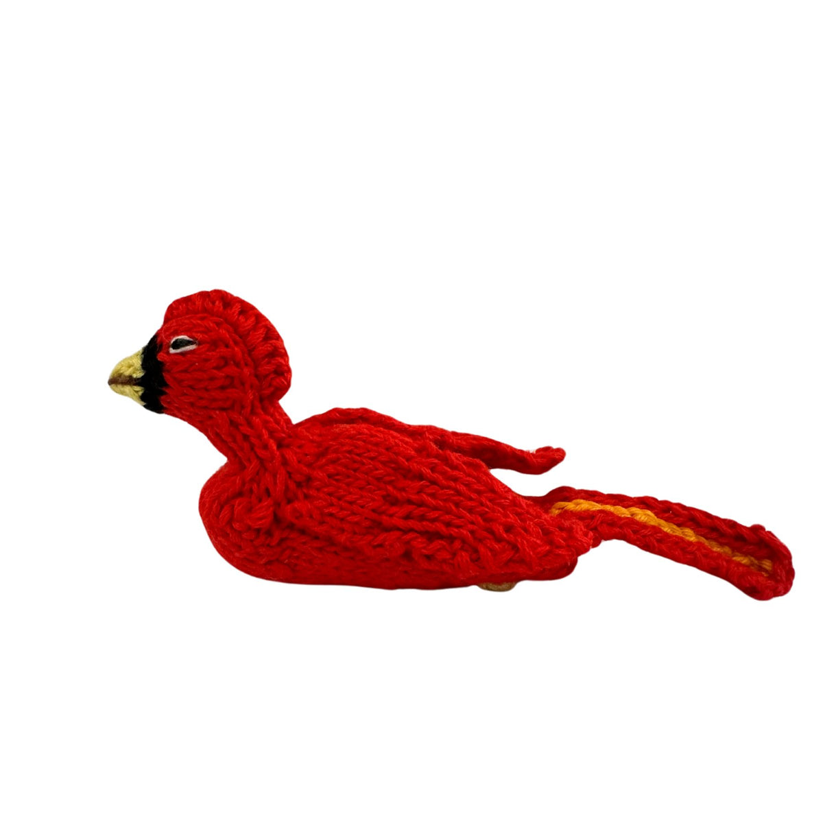 Organic Cotton Finger Puppet - Cardinal — Simply Green Baby