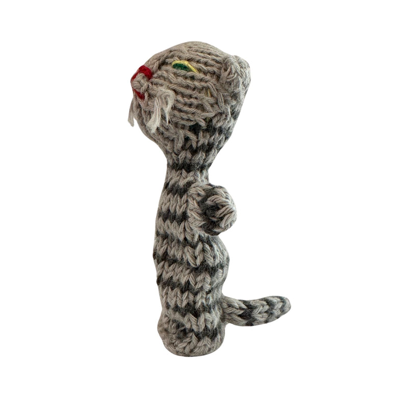 Organic Cotton Finger Puppet - Cat