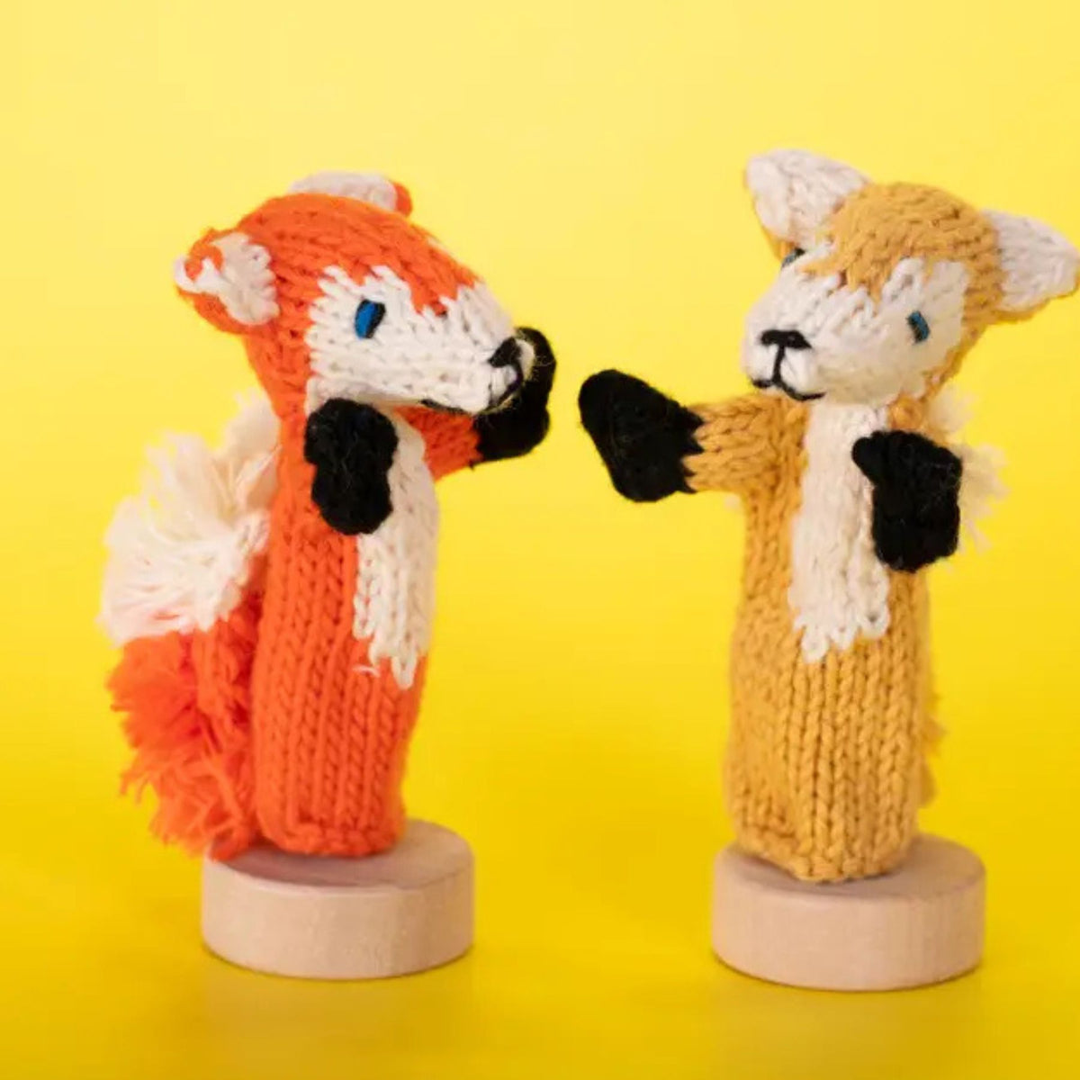 Organic Cotton Finger Puppet - Fox — Simply Green Baby