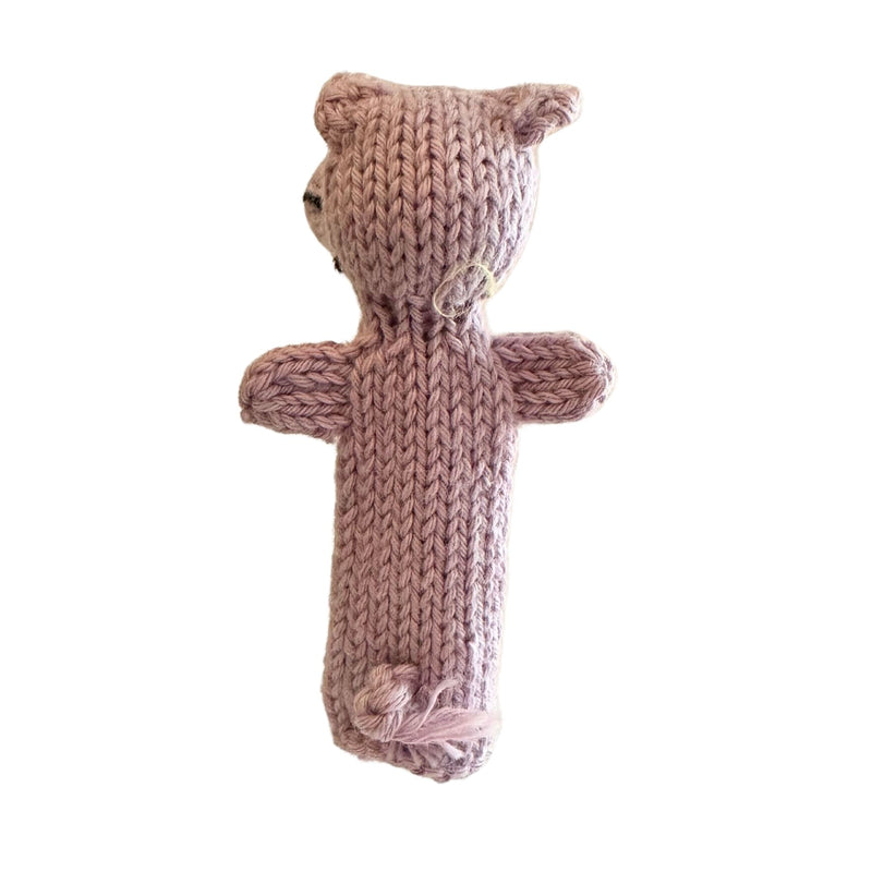 Organic Cotton Finger Puppet - Hippo