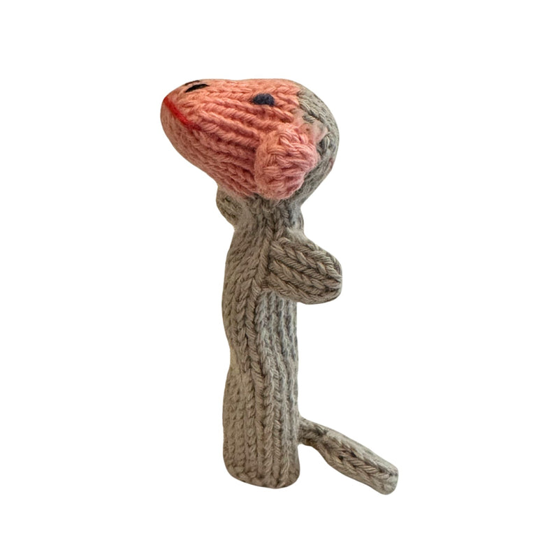 Organic Cotton Finger Puppet - Monkey