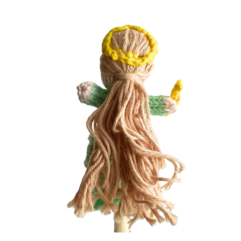Organic Cotton Finger Puppet - Princess