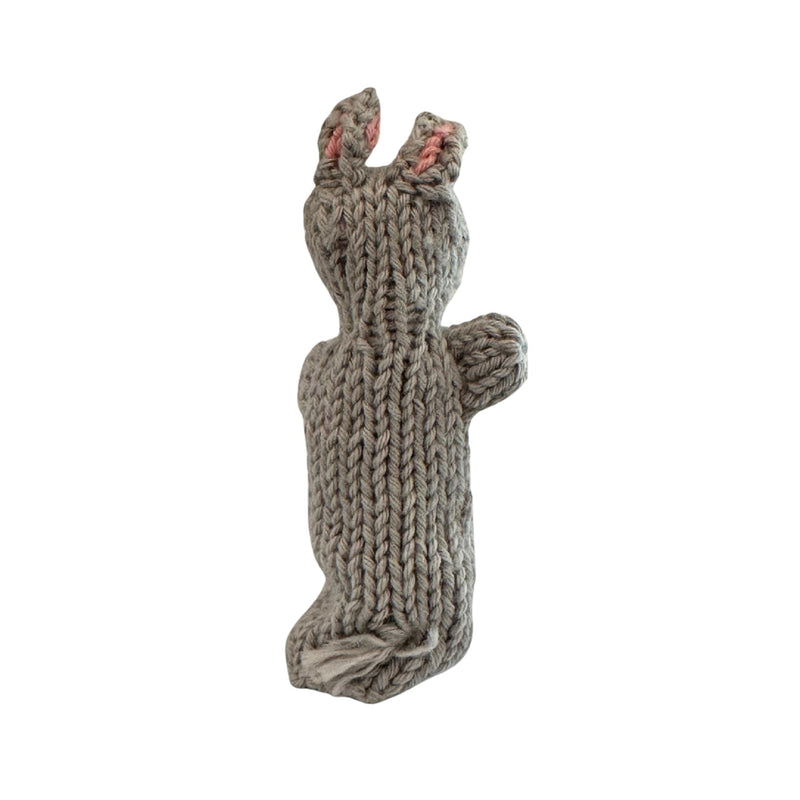 Organic Cotton Finger Puppet - Rabbit