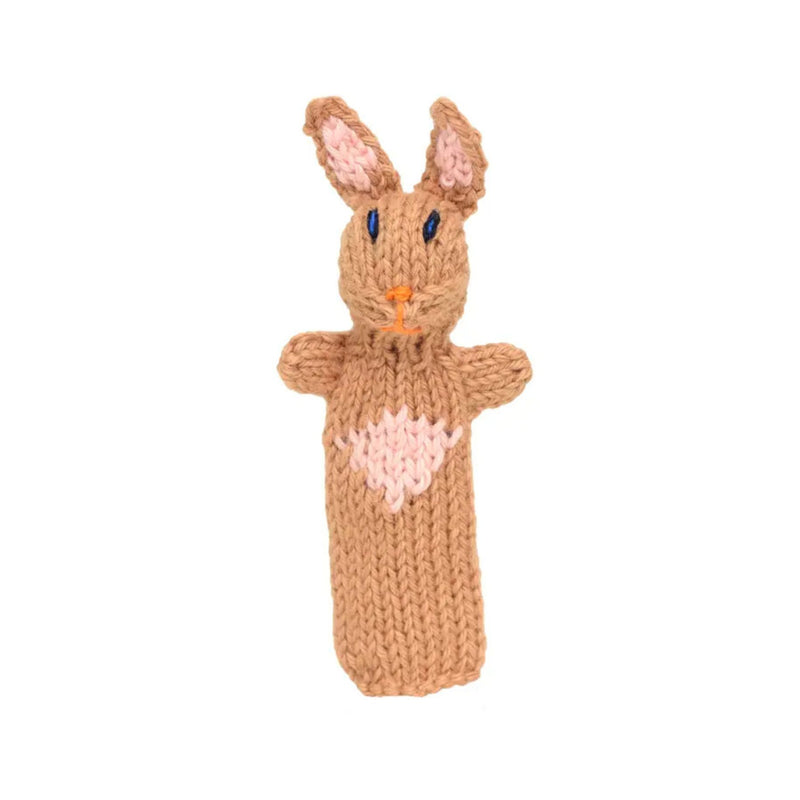 Organic Cotton Finger Puppet - Rabbit