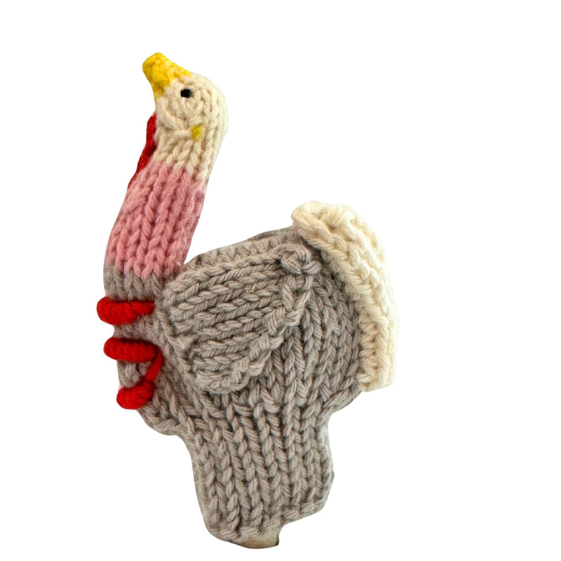 Organic Cotton Finger Puppet - Turkey