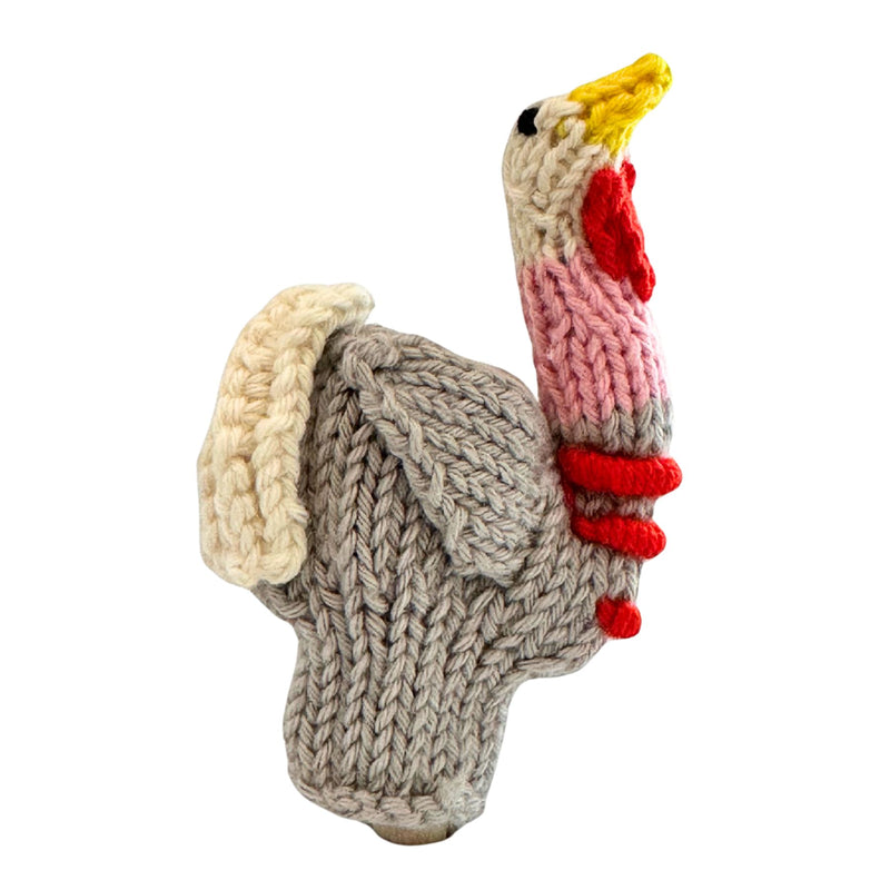 Organic Cotton Finger Puppet - Turkey